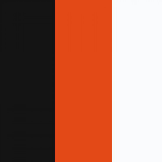 Black/Orange/White 