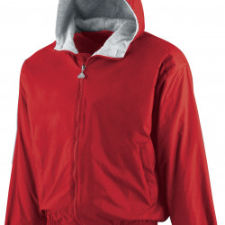 Youth Hooded Fleece Line Taffeta Jacket 3281
