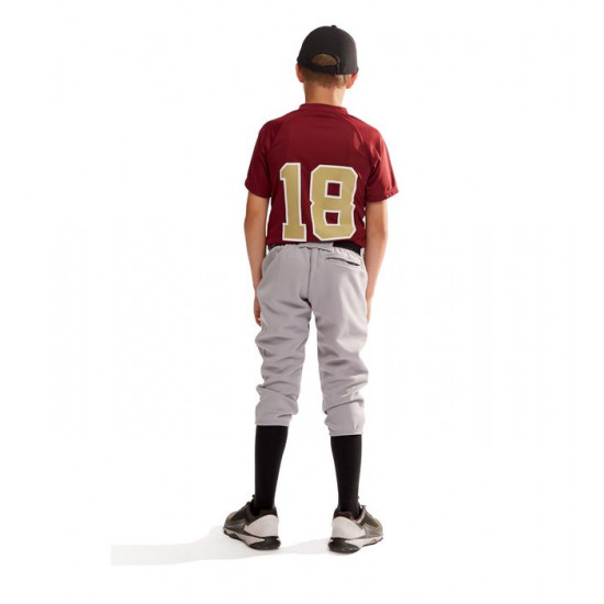 Pull up Baseball Pants with Loops Style 1485