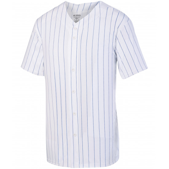 Pinstripe Full Button Baseball Jersey Adult Style 1685 Pinstripe Full Button Baseball Jersey Adult Style 1685
