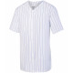 Pinstripe Full Button Baseball Jersey Adult Style 1685 Pinstripe Full Button Baseball Jersey Adult Style 1685