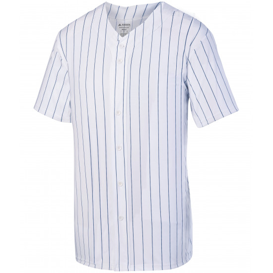 Pinstripe Full Button Baseball Jersey Adult Style 1685 Pinstripe Full Button Baseball Jersey Adult Style 1685