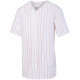 Pinstripe Full Button Baseball Jersey Adult Style 1685 Pinstripe Full Button Baseball Jersey Adult Style 1685