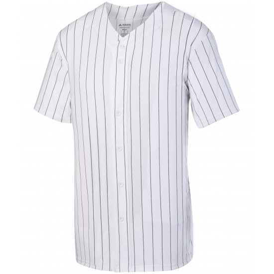 Pinstripe Full Button Baseball Jersey Adult Style 1685 Pinstripe Full Button Baseball Jersey Adult Style 1685