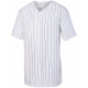 Pinstripe Full Button Baseball Jersey Adult Style 1685 Pinstripe Full Button Baseball Jersey Adult Style 1685
