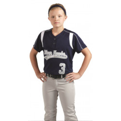  High Five Girls Double Play Softball Jersey Style 312193