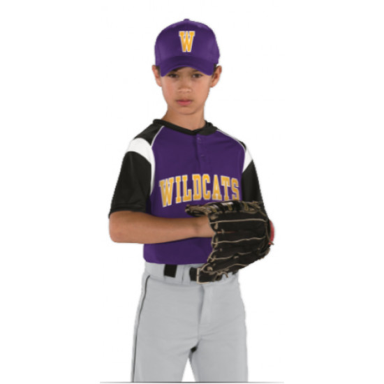 High Five Youth Wildcard Baseball 2-Button Jersey Style 312201