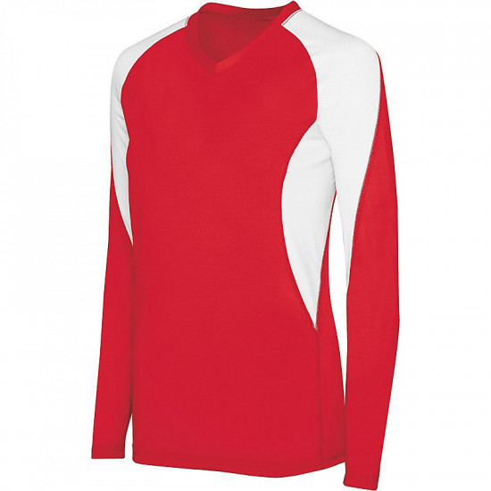 High Five Ladies Long Sleeve Court Jersey Style 342182 