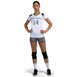 Girls Truhit Tri-Color Short Sleeve Volleyball Jersey 342253