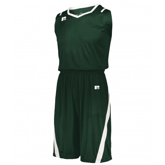 Adult Athletic Cut Basketball Jersey and Shorts Uniform Set 