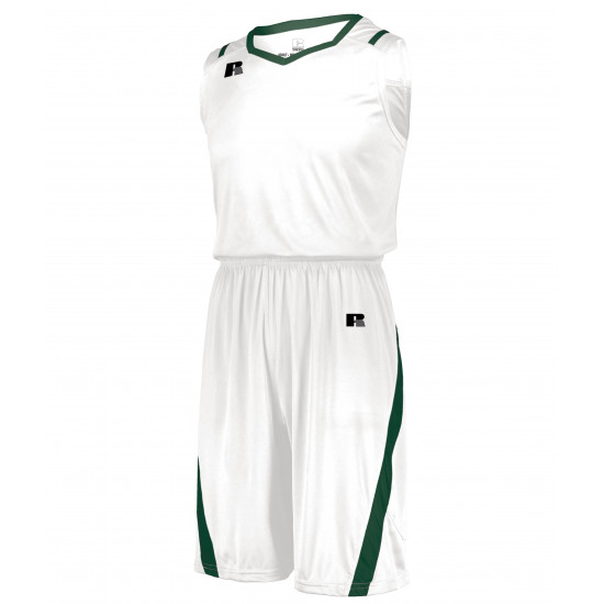 Ladies Athletic Cut Basketball Jersey and Shorts Uniform Set 