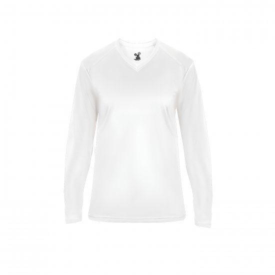 Badger Women's Ultimate Softlock™ Long Sleeve V-Neck Tee Style 406400 