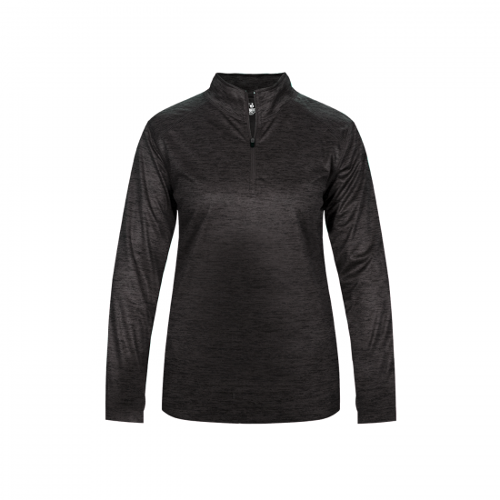 Badger Women's Tonal Blend Long Sleeve 1/4 Zip Jacket 417300