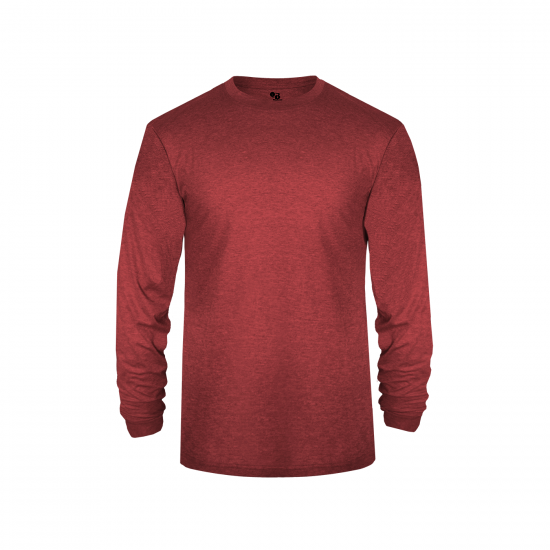 Badger Men's Tri-Blend Long Sleeve Tee Style 494400 