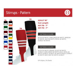 Profeet Patterned Adult Stirrup Baseball Socks 4017B