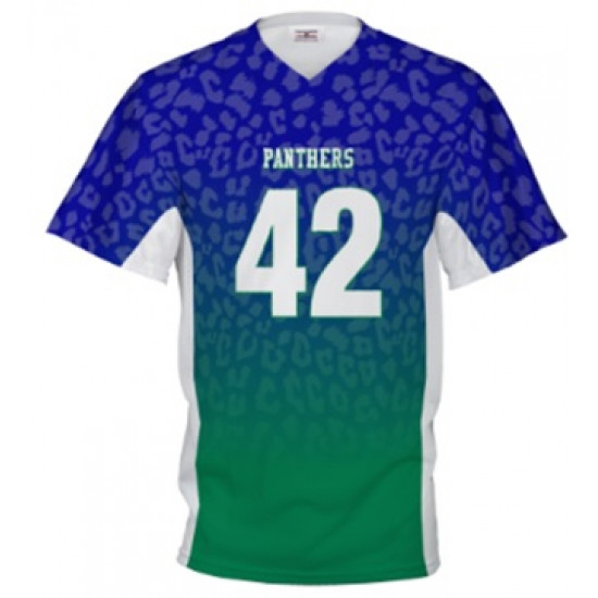 Men's Custom Sublimated Replica Football Jersey Thunderbird