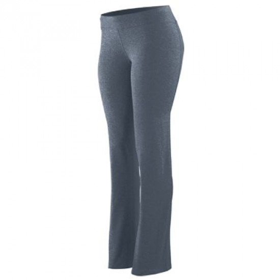 Ladies Wide Waist Brushed Back Poly/Spandex Warm Up Pants