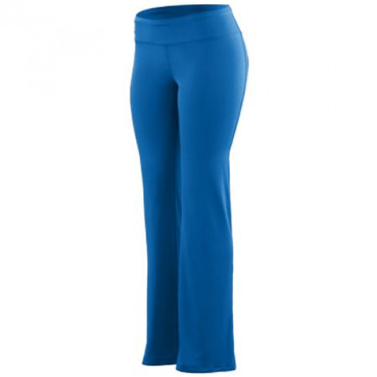 Ladies Wide Waist Poly/Spandex Warm Up Pants Style 2400 