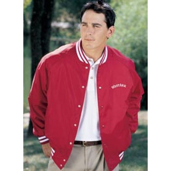 46100 Adult Oxford Flannel Lined Award Jacket