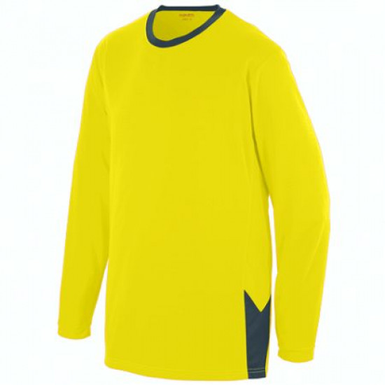 Style 1718 Youth Block Out Long Sleeve Jersey Style 1718 Youth Block Out Long Sleeve Jersey