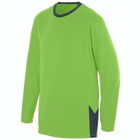 Style 1718 Youth Block Out Long Sleeve Jersey Style 1718 Youth Block Out Long Sleeve Jersey