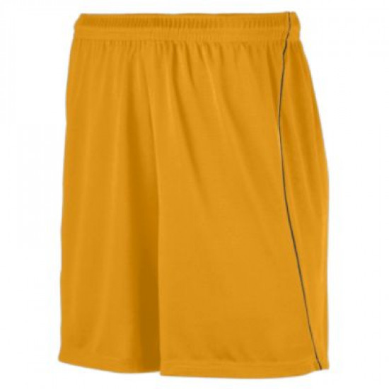 Wicking Soccer Shorts with Piping 460