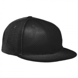 STYLE 6256 ATHLETIC MESH FLAT BILL CAP - YOUTH