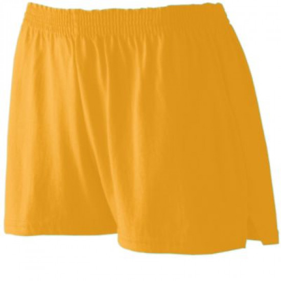 LADIES JUNIOR FIT TRIM FIT JERSEY SHORTS STYLE 987 