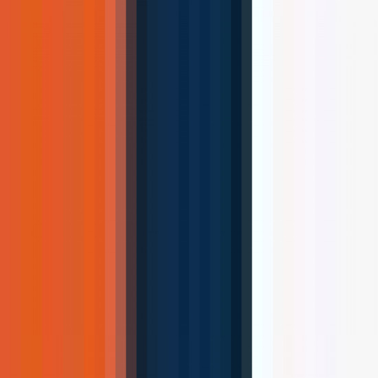 Orange/Navy/White 