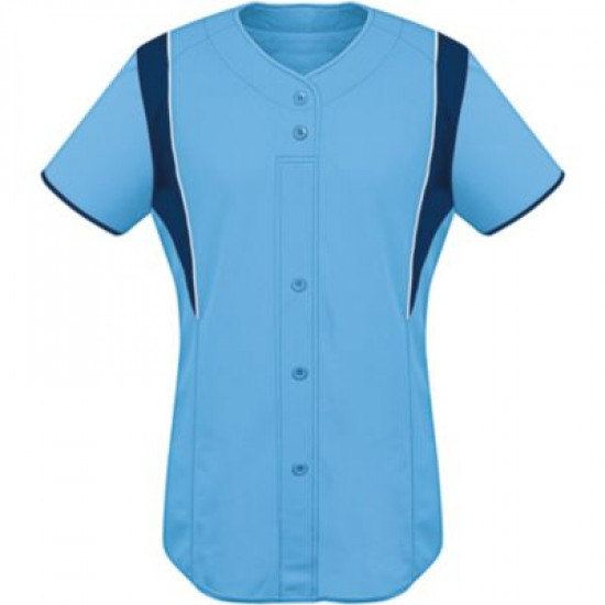 STYLE 312142 LADIES FAUX FRONT JERSEY