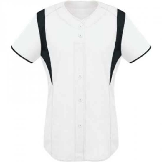STYLE 312142 LADIES FAUX FRONT JERSEY