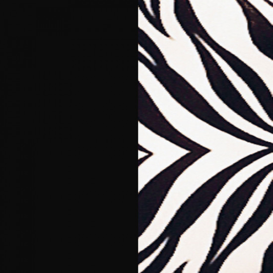 Black/Zebra Print 