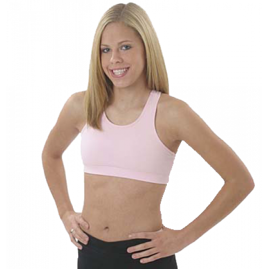 YOUTH 1023 Pizzazz MVP Sports Bra with Racer Back Design