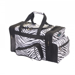 B500AP Pizzazz Zebra Print Travel Bag