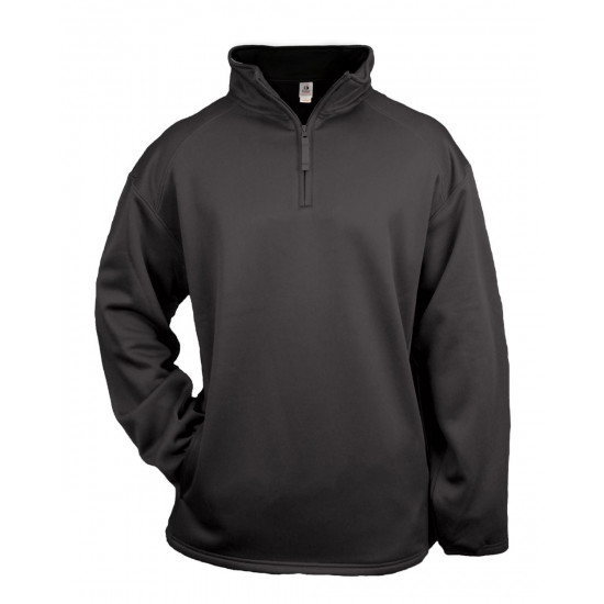 Badger Unisex Poly Fleece Pullover 1/4 Zip Jacket 148000