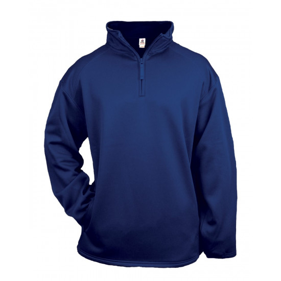 Badger Unisex Poly Fleece Pullover 1/4 Zip Jacket 148000